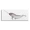 Stupell Industries Baby Narwhal Watercolor Painting Children's Nursery Aquatic Animal Canvas Wall Art